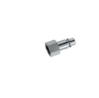 RECTUS STEEL COUPLER&lt;BR&gt;1/4&quot; NPT FEMALE STRAIGHT-THRU PLUG